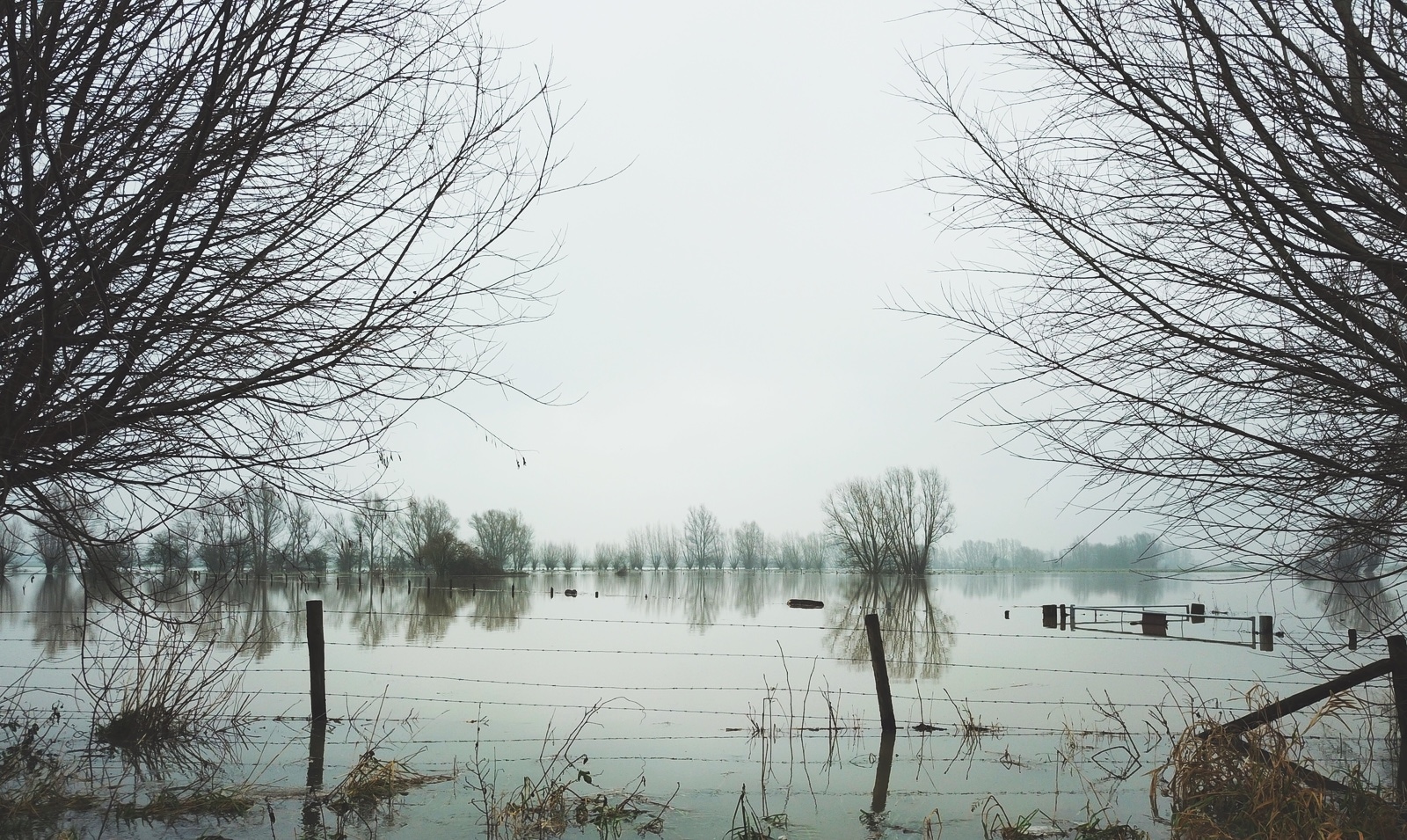 de lek buiten haar oevers rond Culemborg
