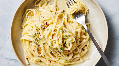 Lemon-Garlic Linguine