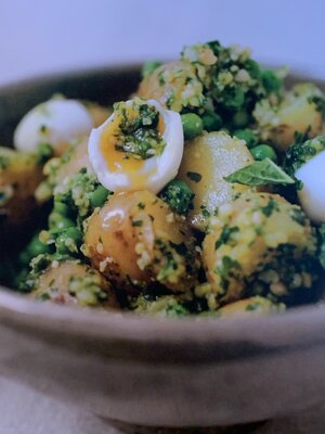 Salade van nieuwe aardappeltjes